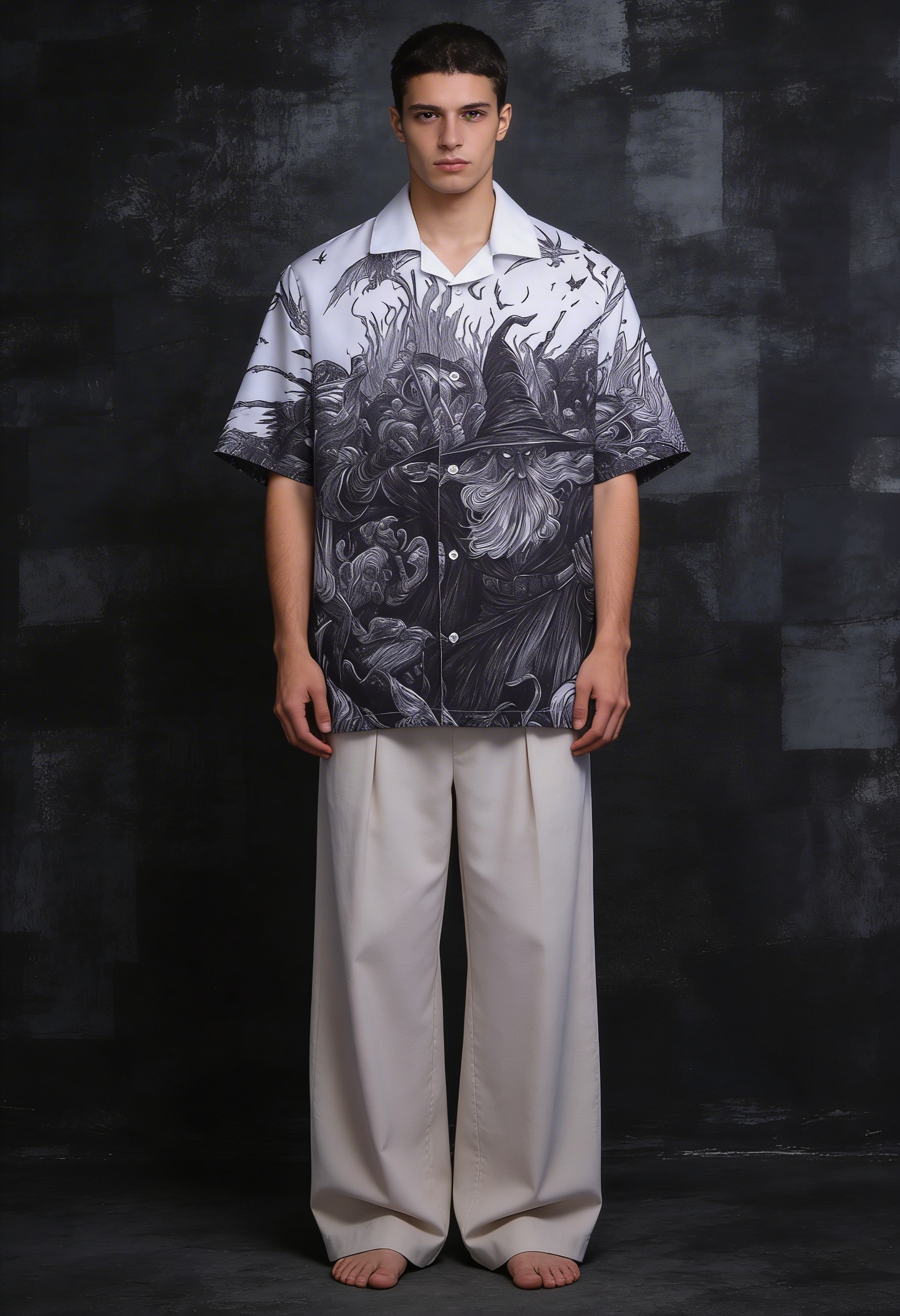 Ravencloak - Cuban Collar Shirt #285