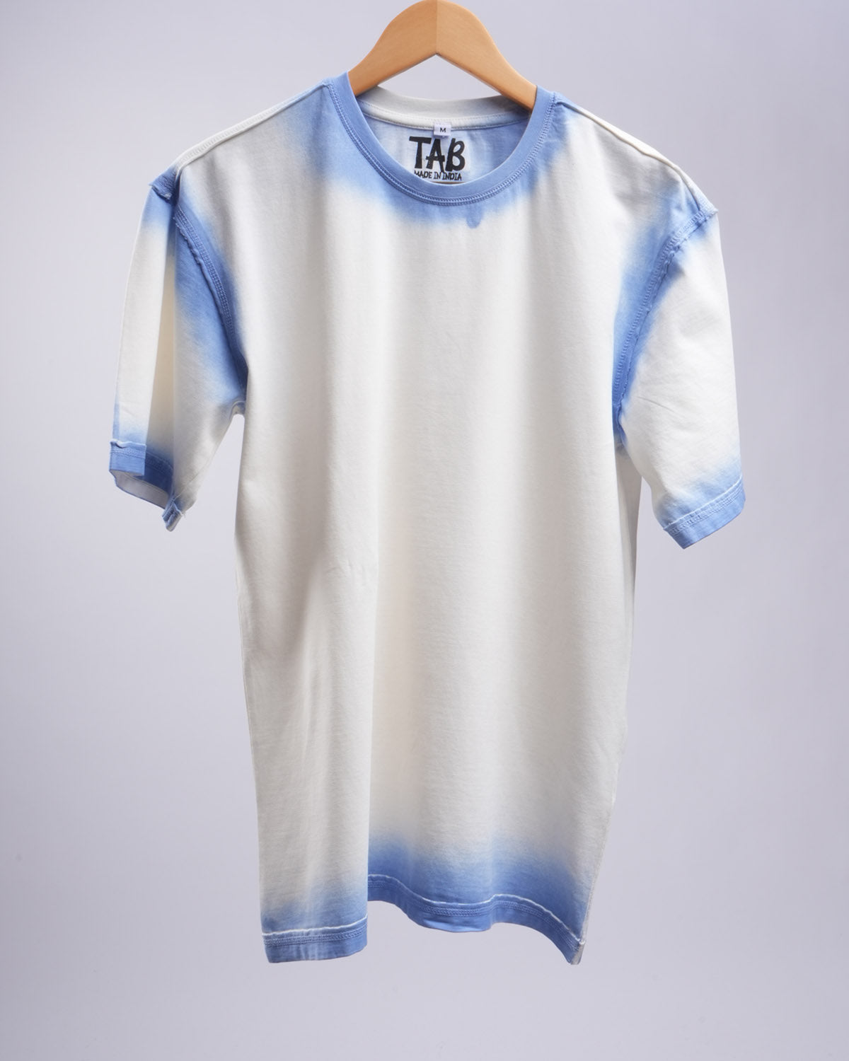 Azure * SPRAY DYED OVER SIZE TEE  #4