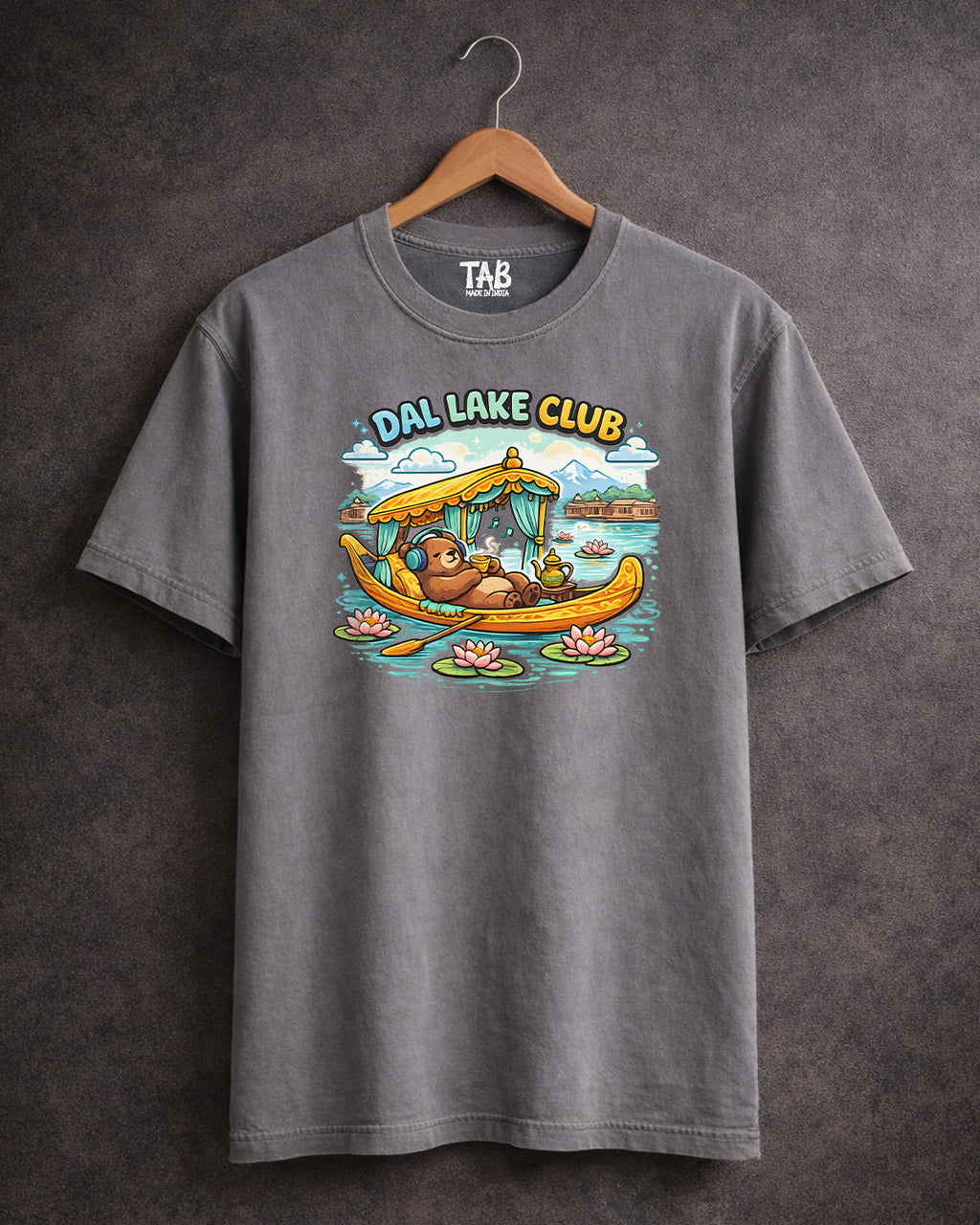 AGRA MAHAL * FADED OVER SIZE TEE  #12