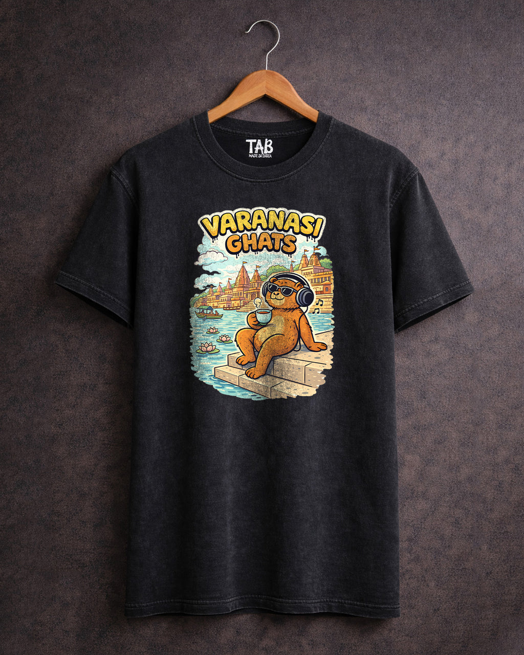 VARANASI * FADED OVER SIZE TEE  #5