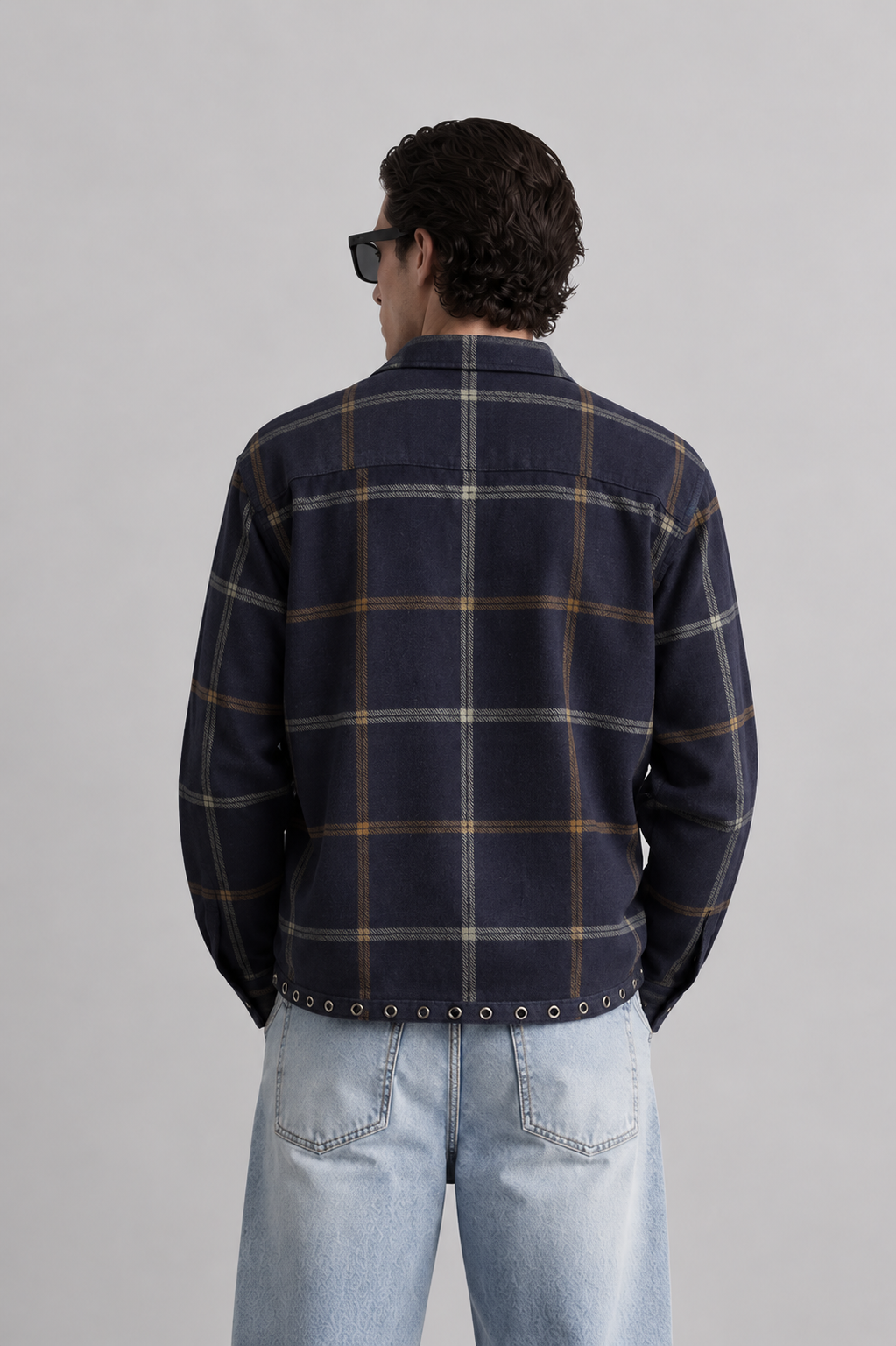 Essential Eyelet Cuban Shirt For Men #317