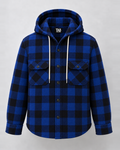 Bluepeak* Hooded Flannel shirt #8