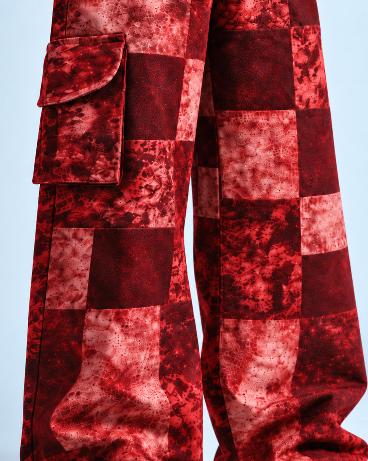 Crimson Mosaic* Street Wide leg #7