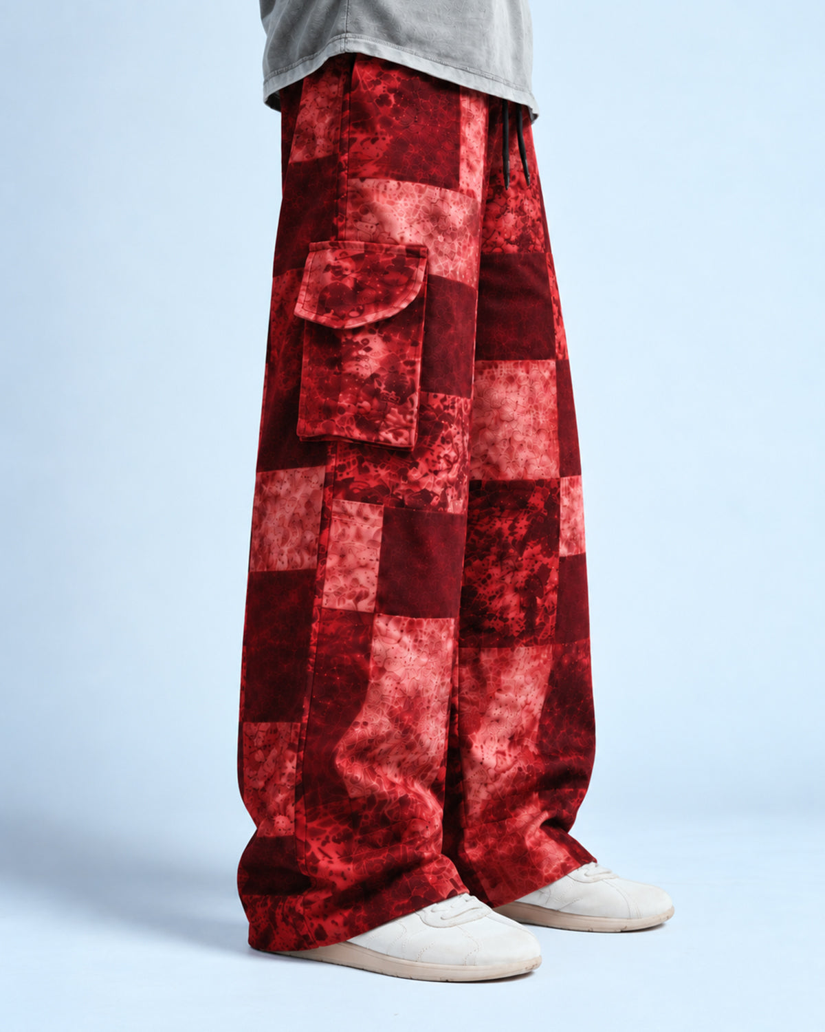 Crimson Mosaic* Street Wide leg #7