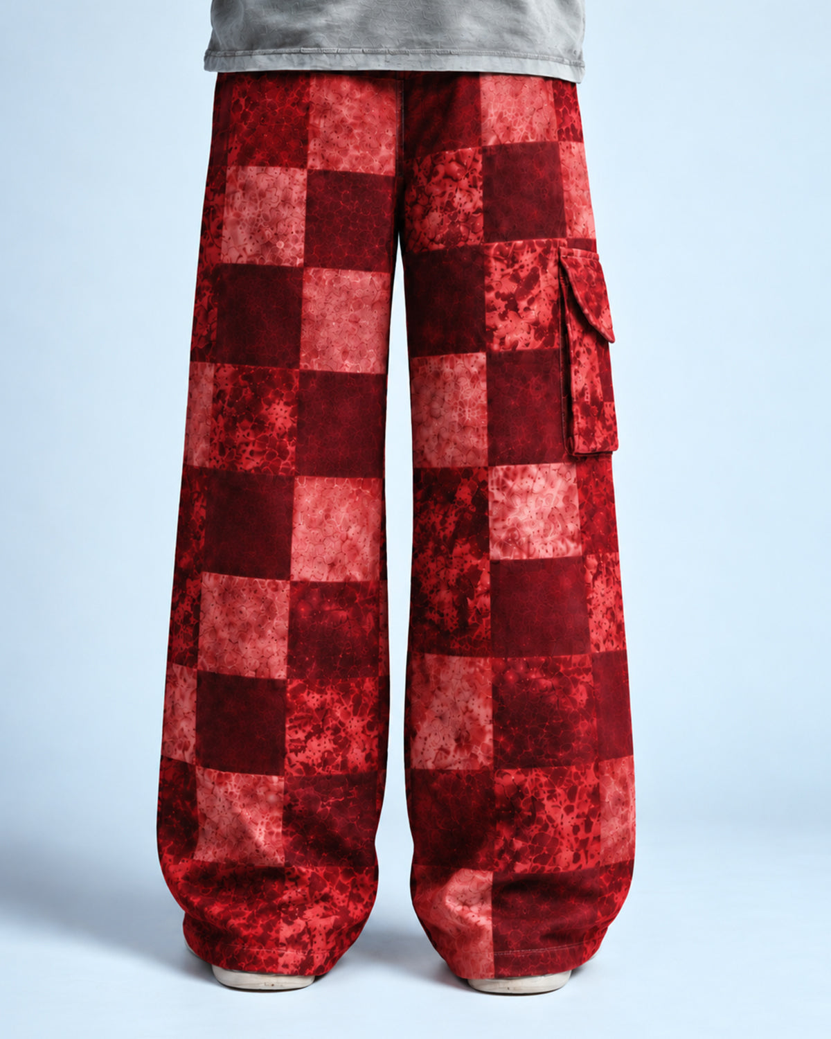 Crimson Mosaic* Street Wide leg #7