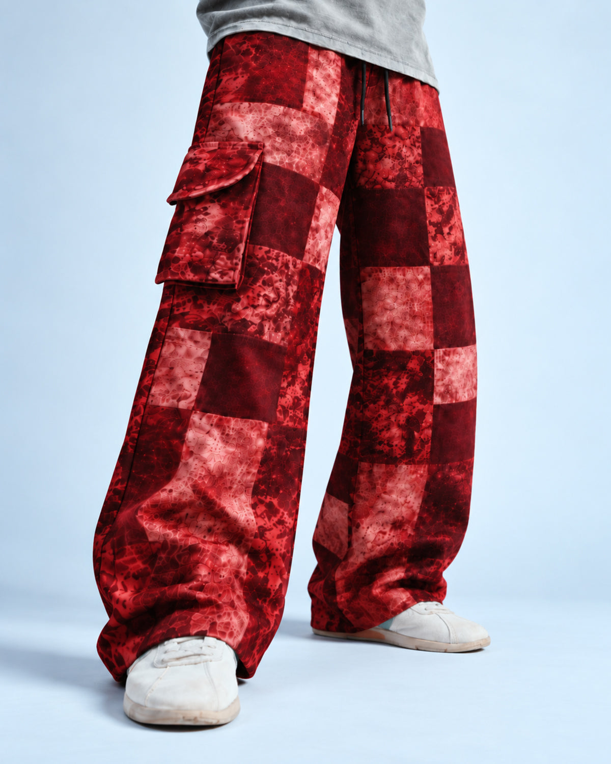 Crimson Mosaic* Street Wide leg #7
