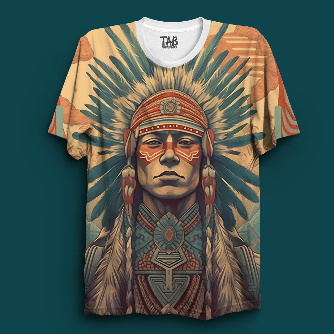 Native - All Over Printed Tee#183