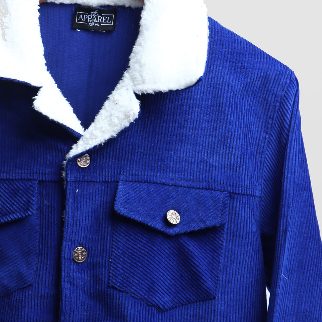 Corduroy Shacket For Men #3