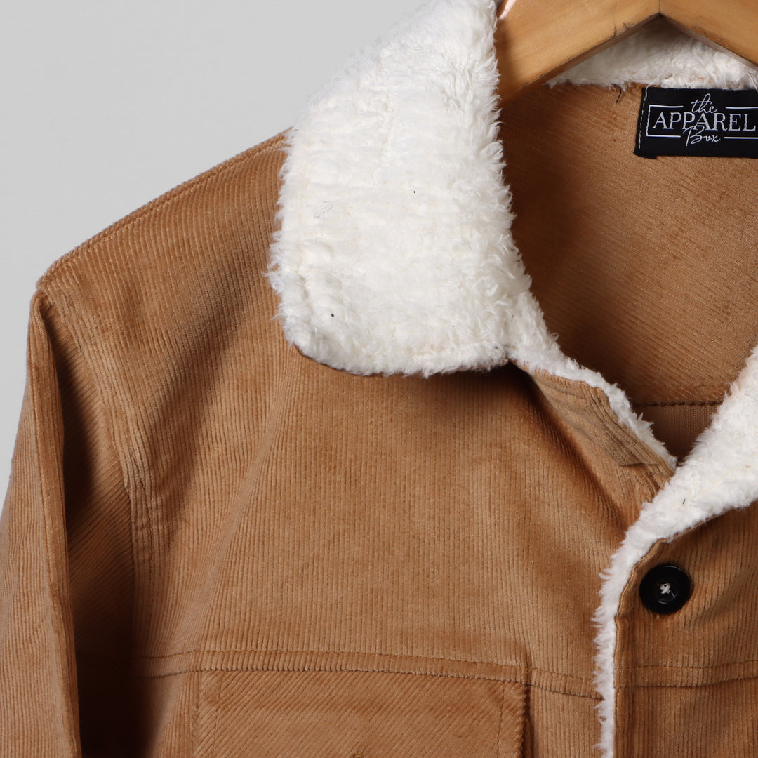 Corduroy Shacket For Men #1