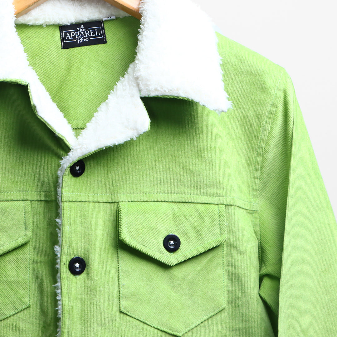 Corduroy Shacket For Men #2