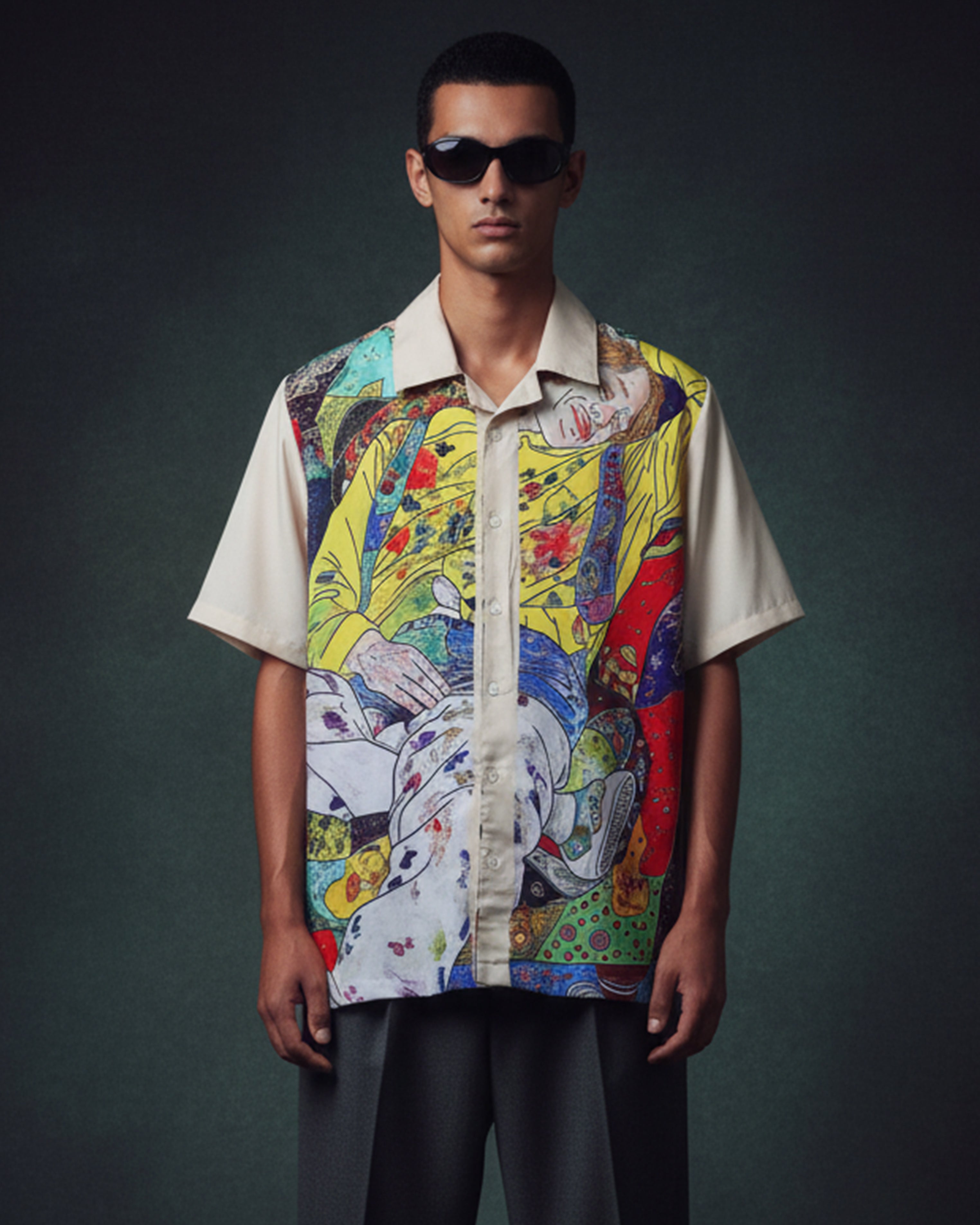 Dreamer Cuban Collar Shirt #289