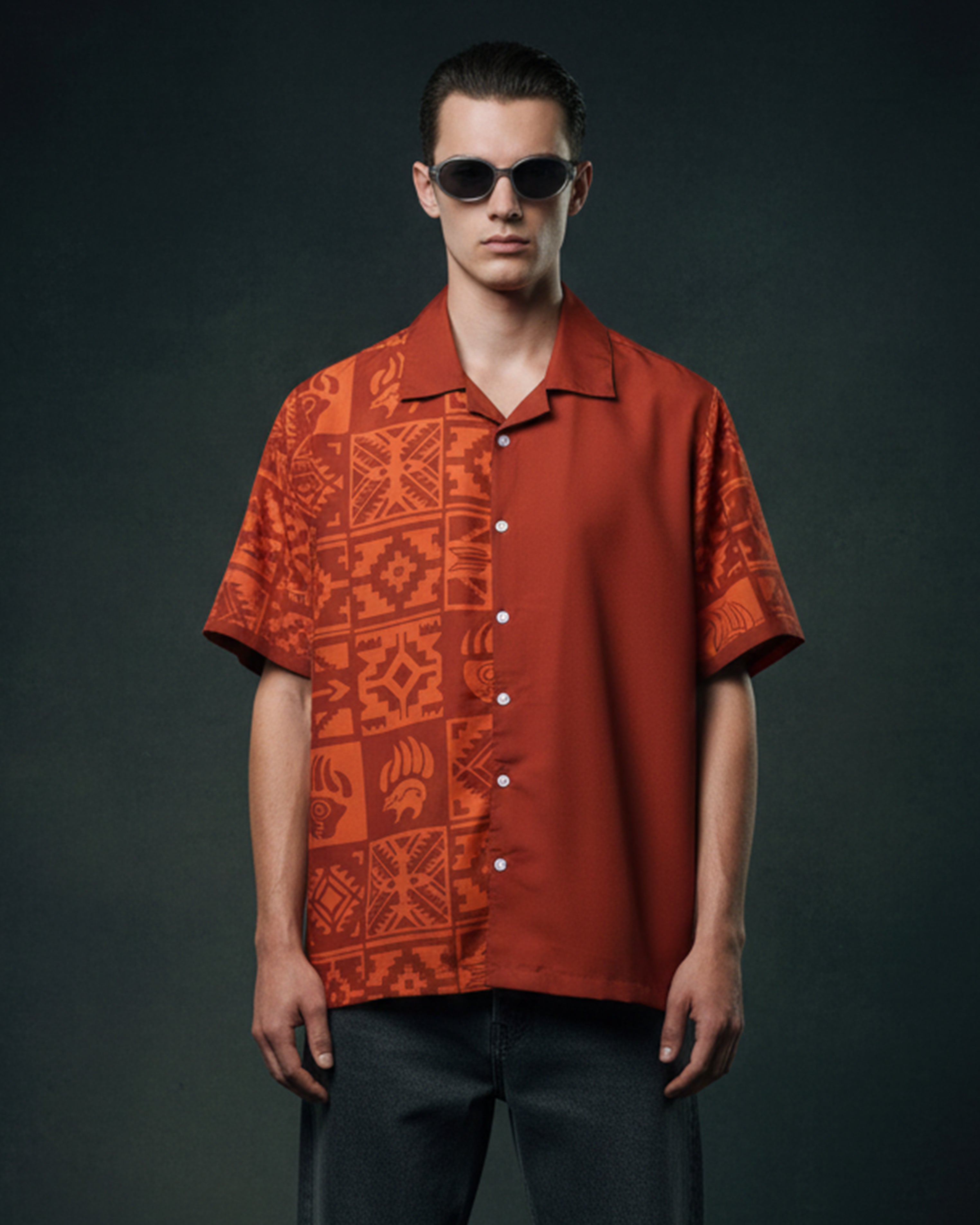 MERRI * Cuban Collar Shirt #288