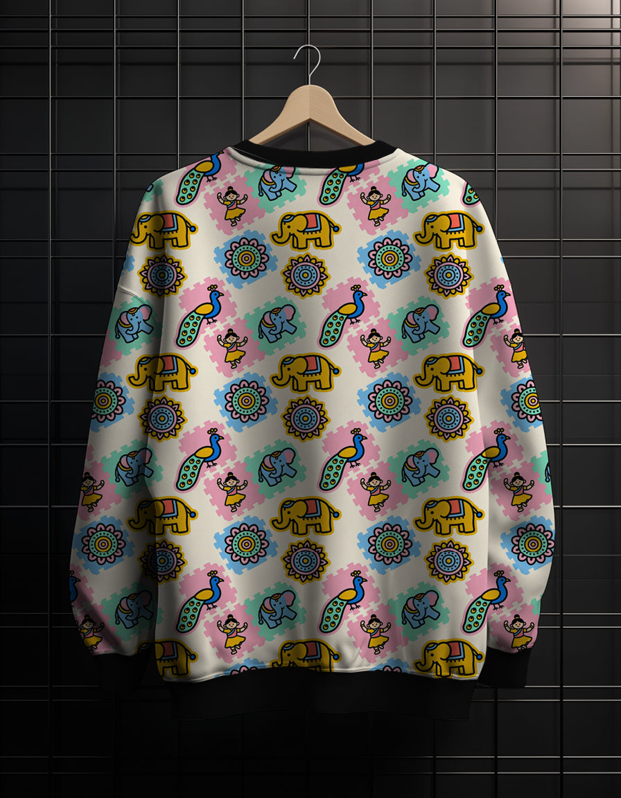 ALL OVER PRINTED * Sweatshirt #76