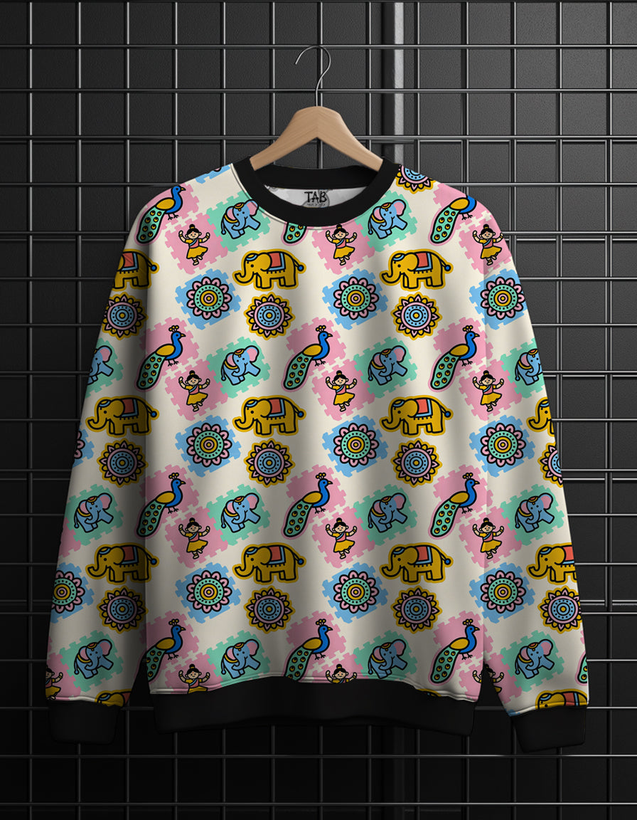 ALL OVER PRINTED * Sweatshirt #76