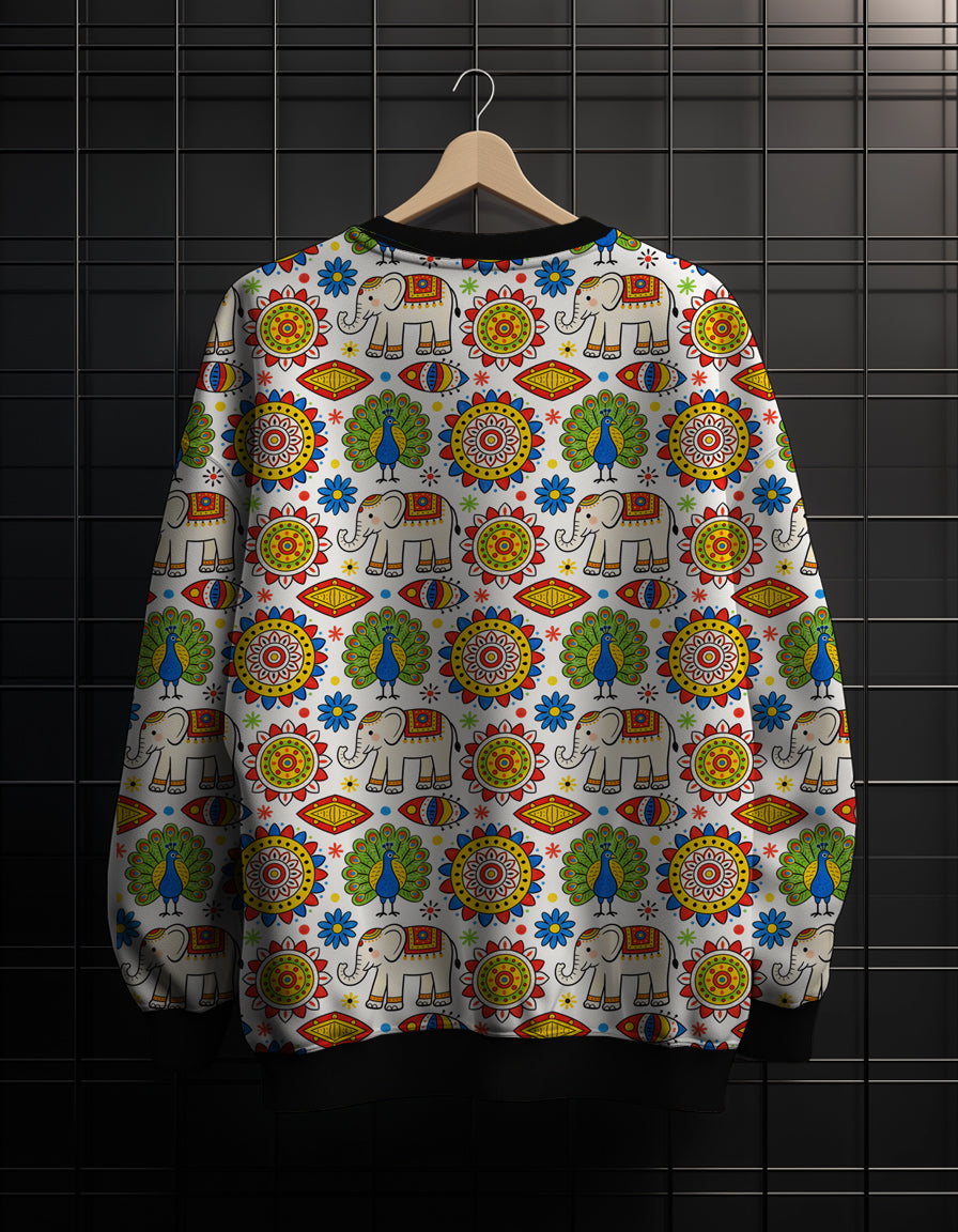 ALL OVER PRINTED * Sweatshirt #77