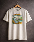 BACK WATER CLUB * FADED OVER SIZE TEE  #8
