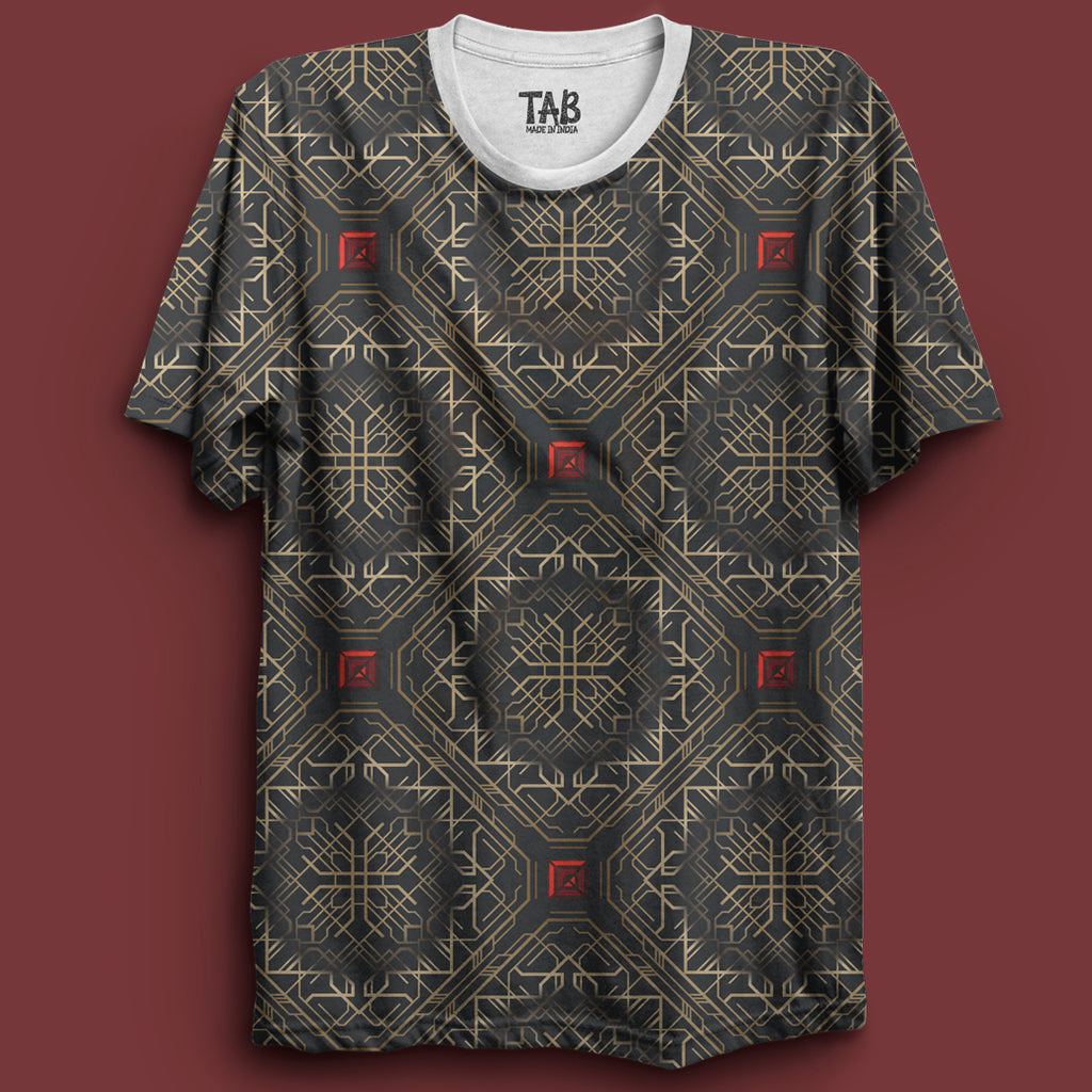 Maze - All Over Printed Tee#136