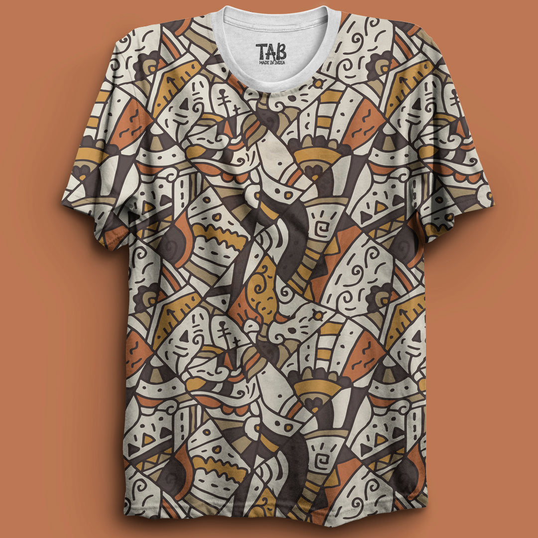 All Over Printed Tee#129