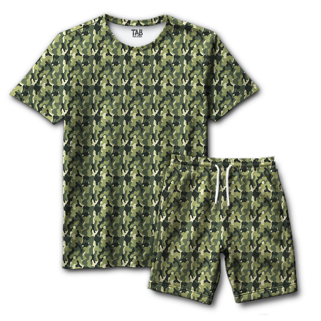 Men's Tee & Shorts Co-Ord Set#35