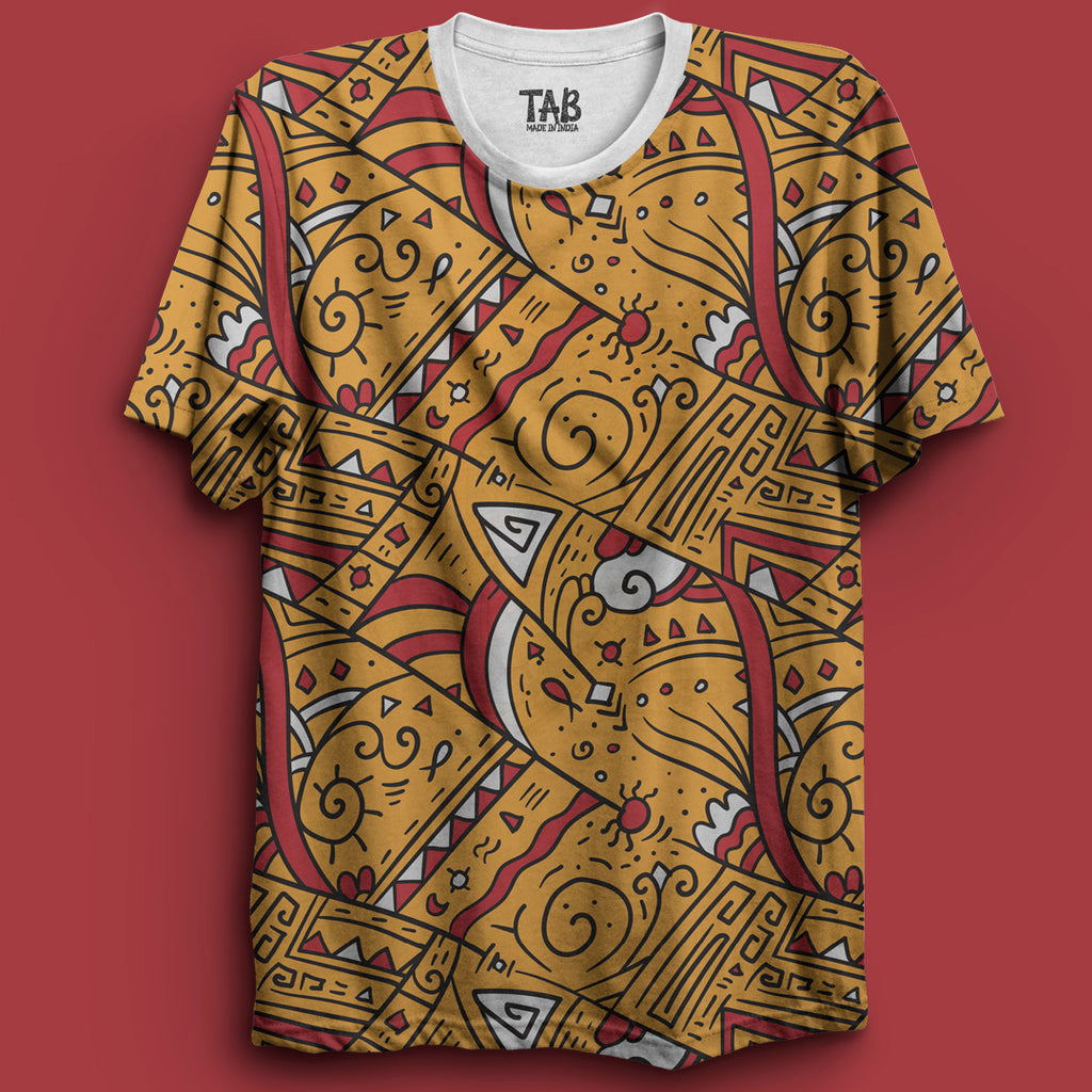 Tracery - All Over Printed Tee#134