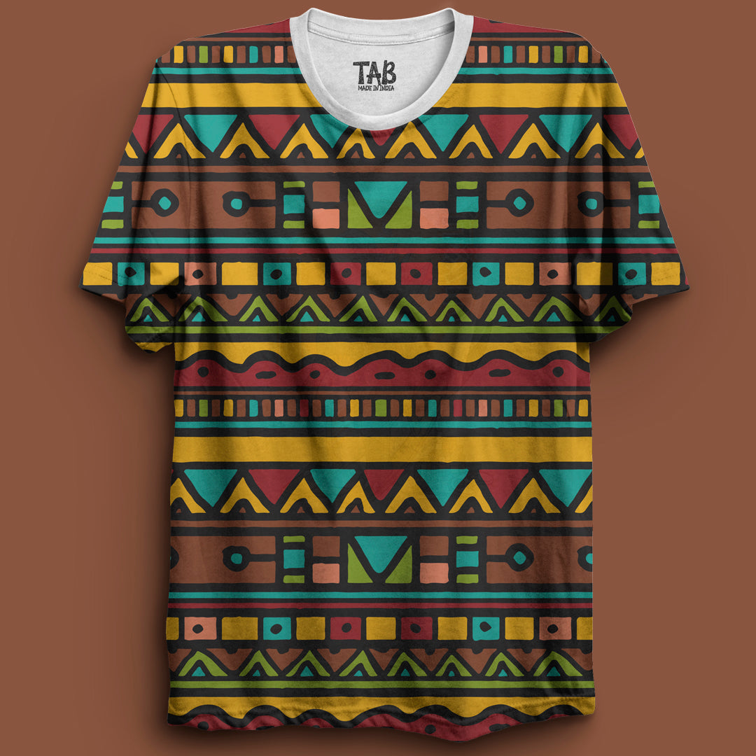Kente - All Over Printed Tee#130