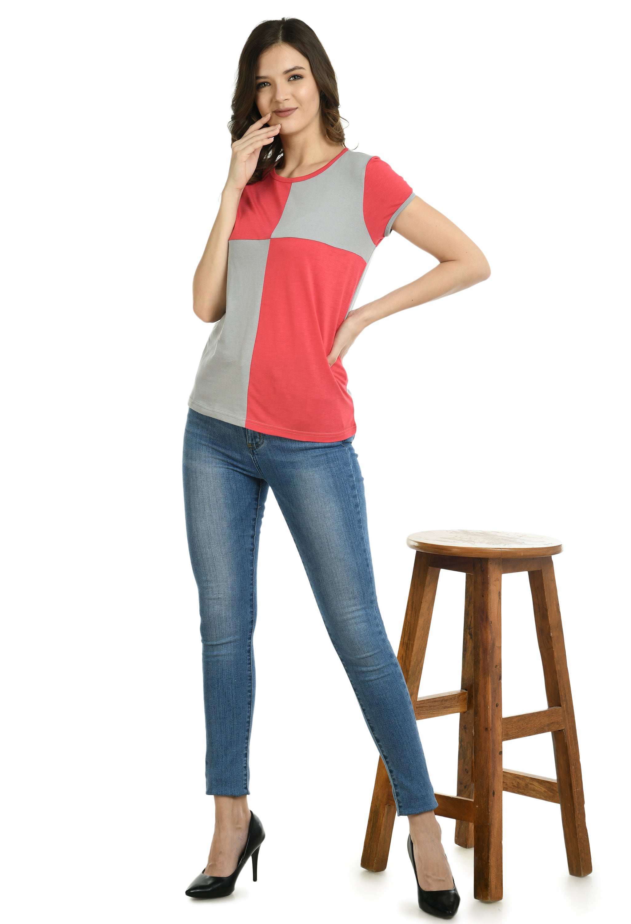 Womens Cut & Sew Tee#1