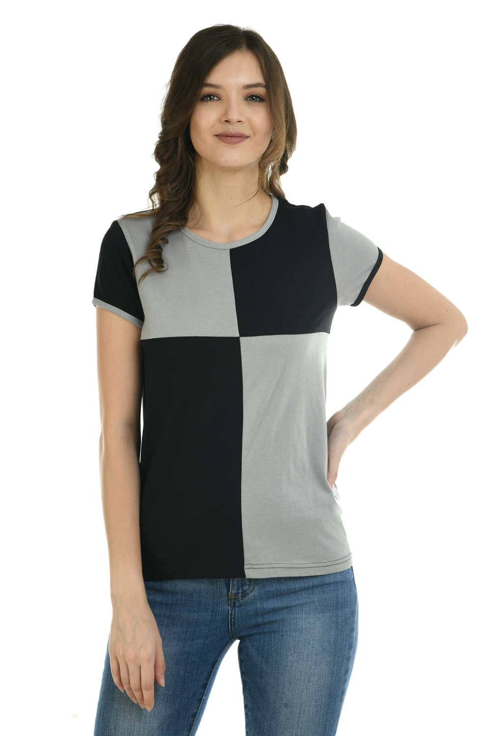 Womens Cut & Sew Tee#5