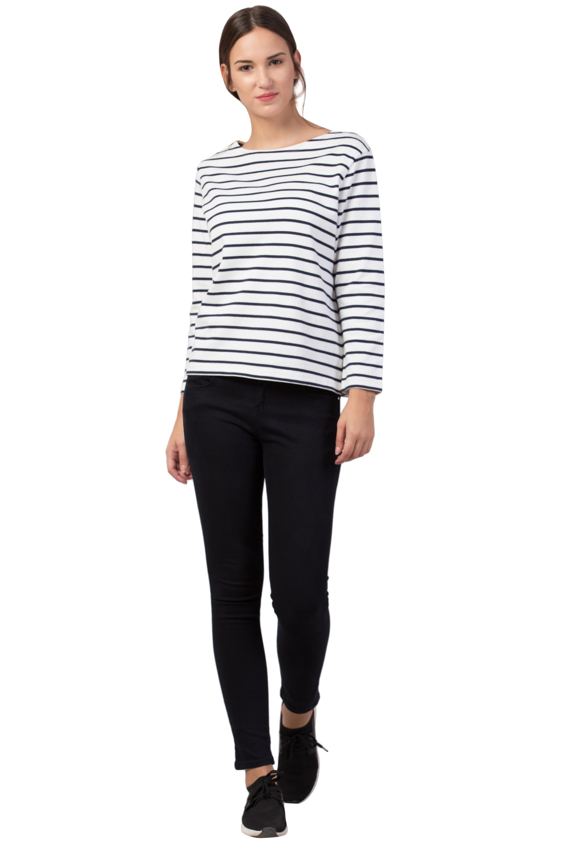 Round Neck Striper Tee#2