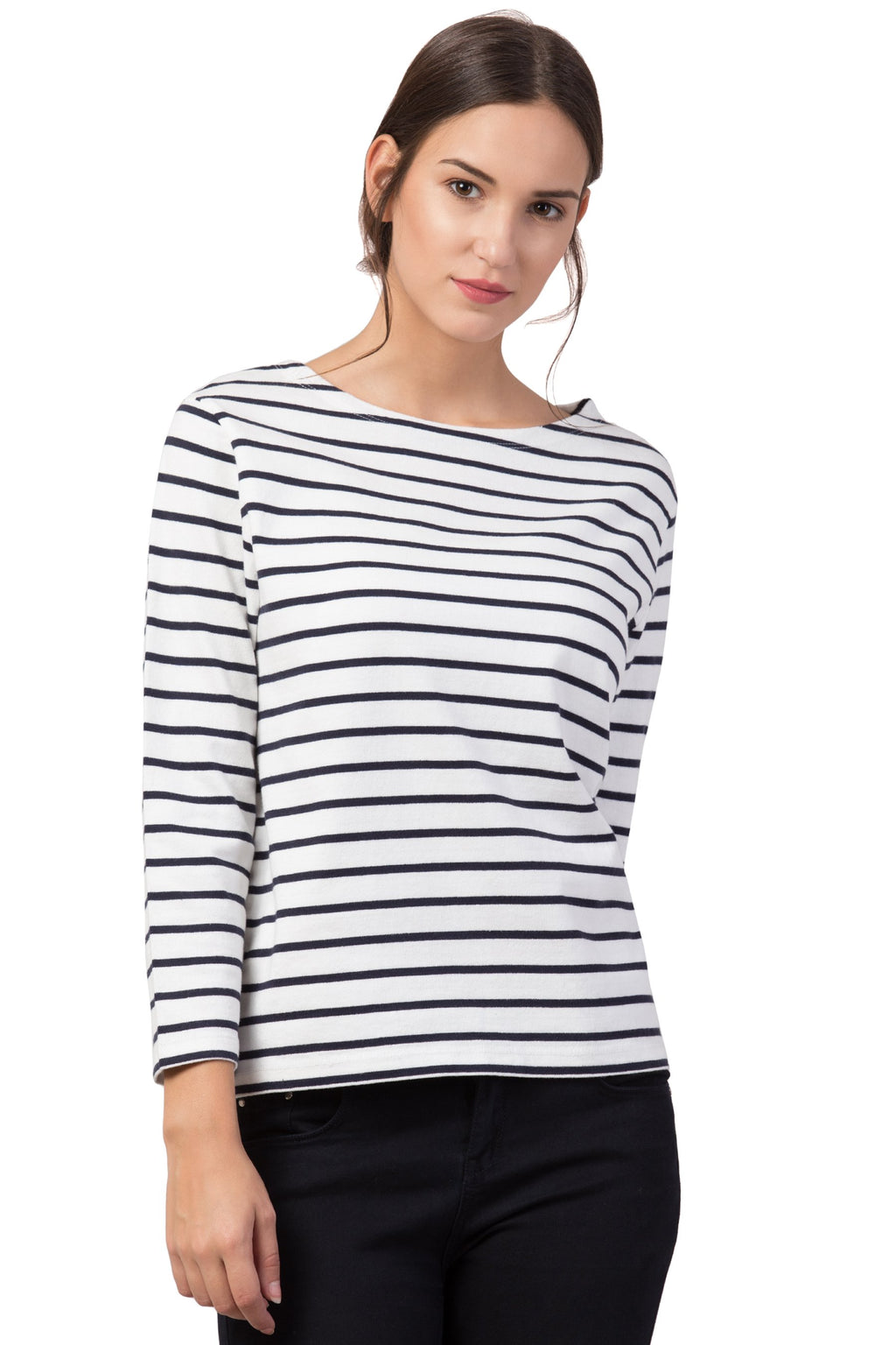 Round Neck Striper Tee#2