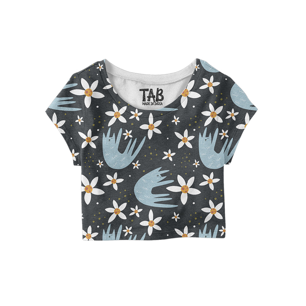 Printed Crop Top#11