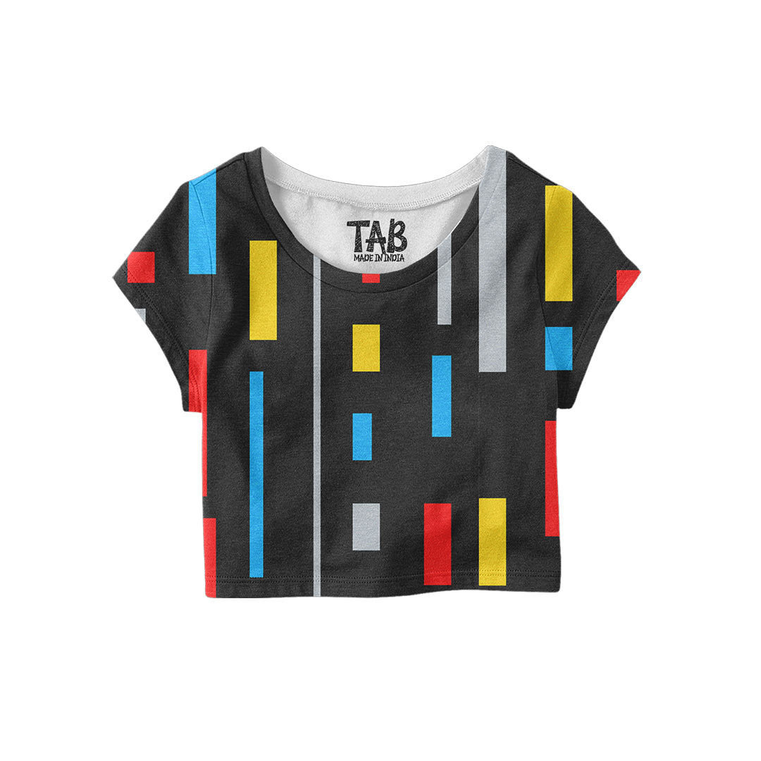 Printed Crop Top#7