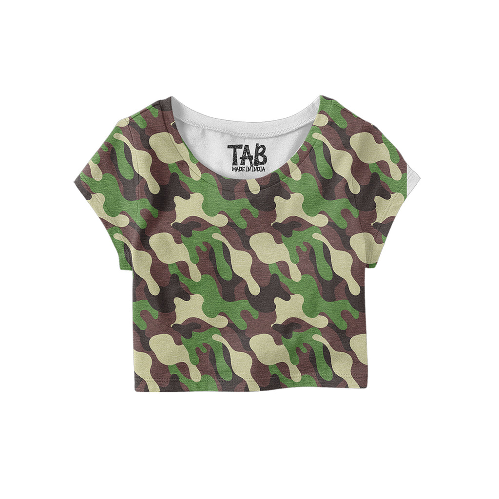 Printed Crop Top#8