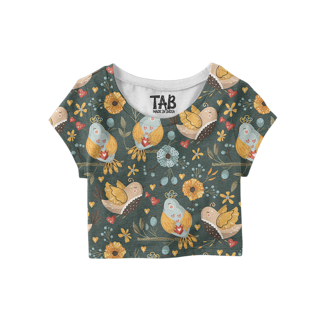 Printed Crop Top#1