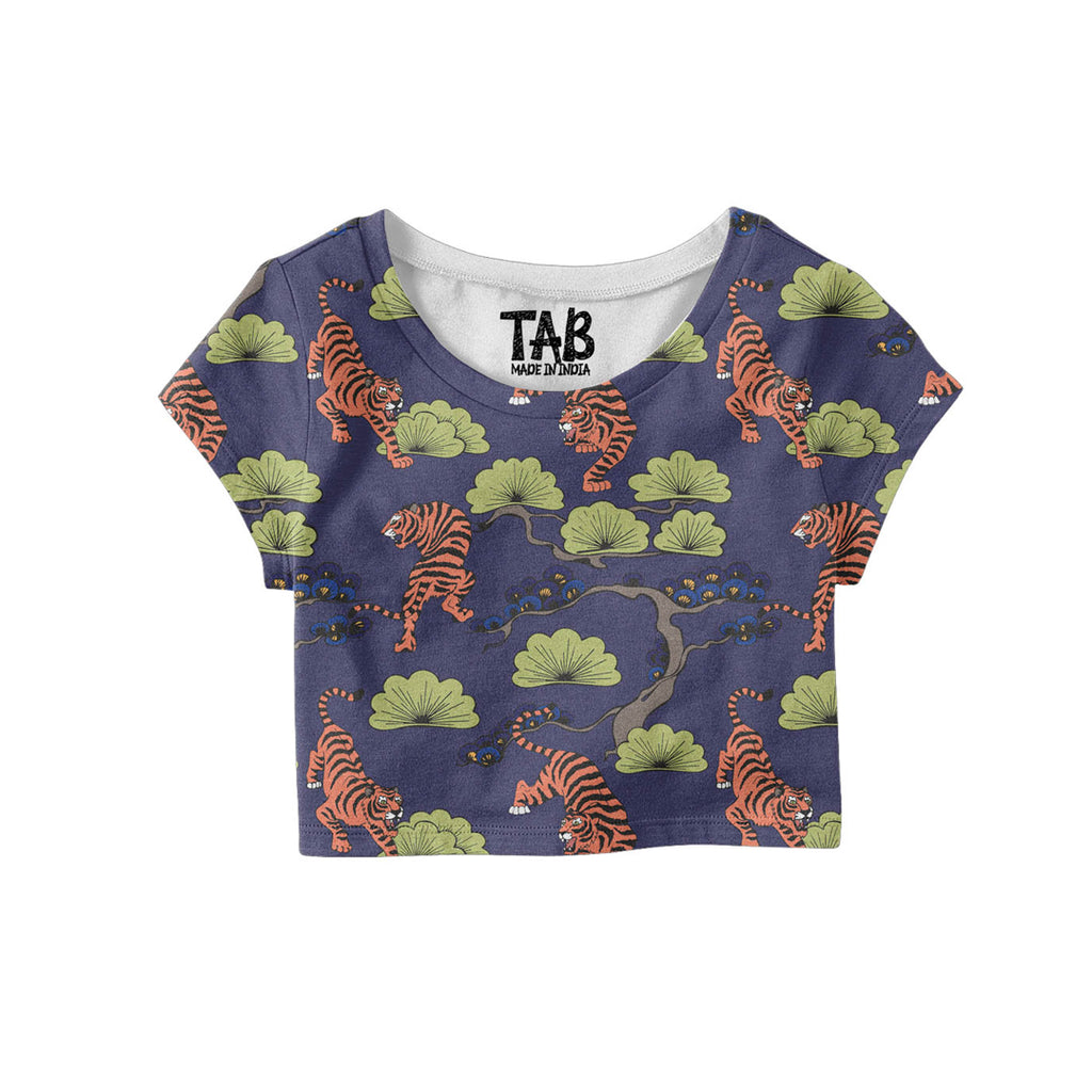 Printed Crop Top#16