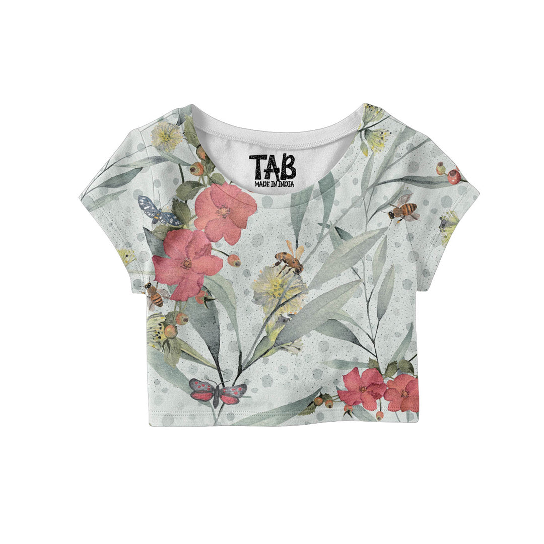 Printed Crop Top#19