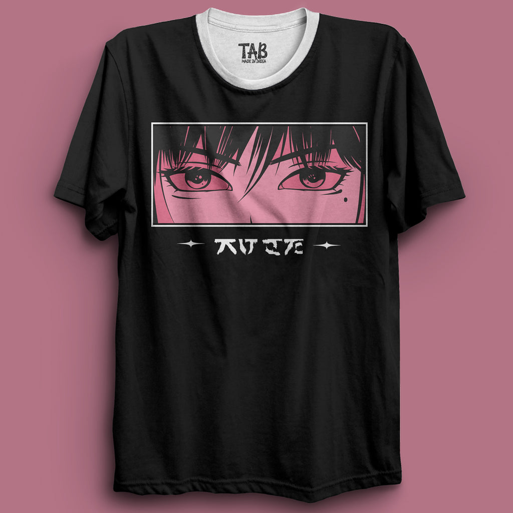 Kawaii eyes - Printed Tee#162