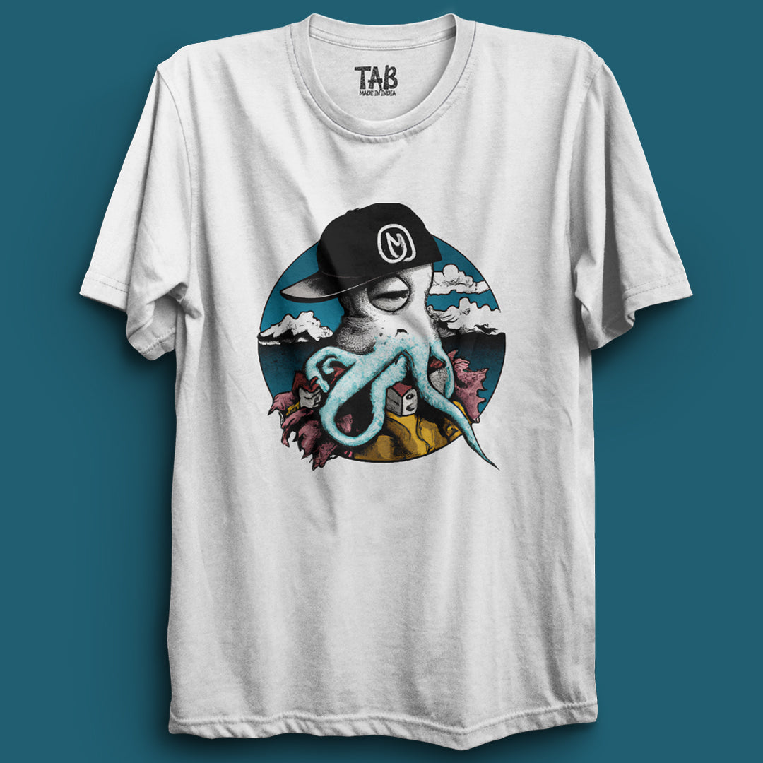 Octo - printed Tee#163